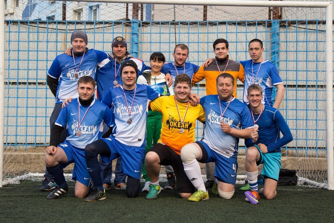 Команда «Океан» заняла третье место в футбольном турнире